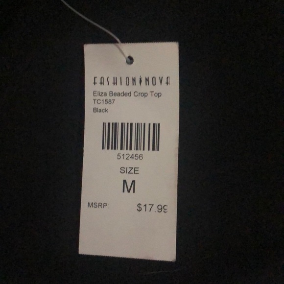 Eliza beaded crop top - Fashion Nova - Picture 4 of 5